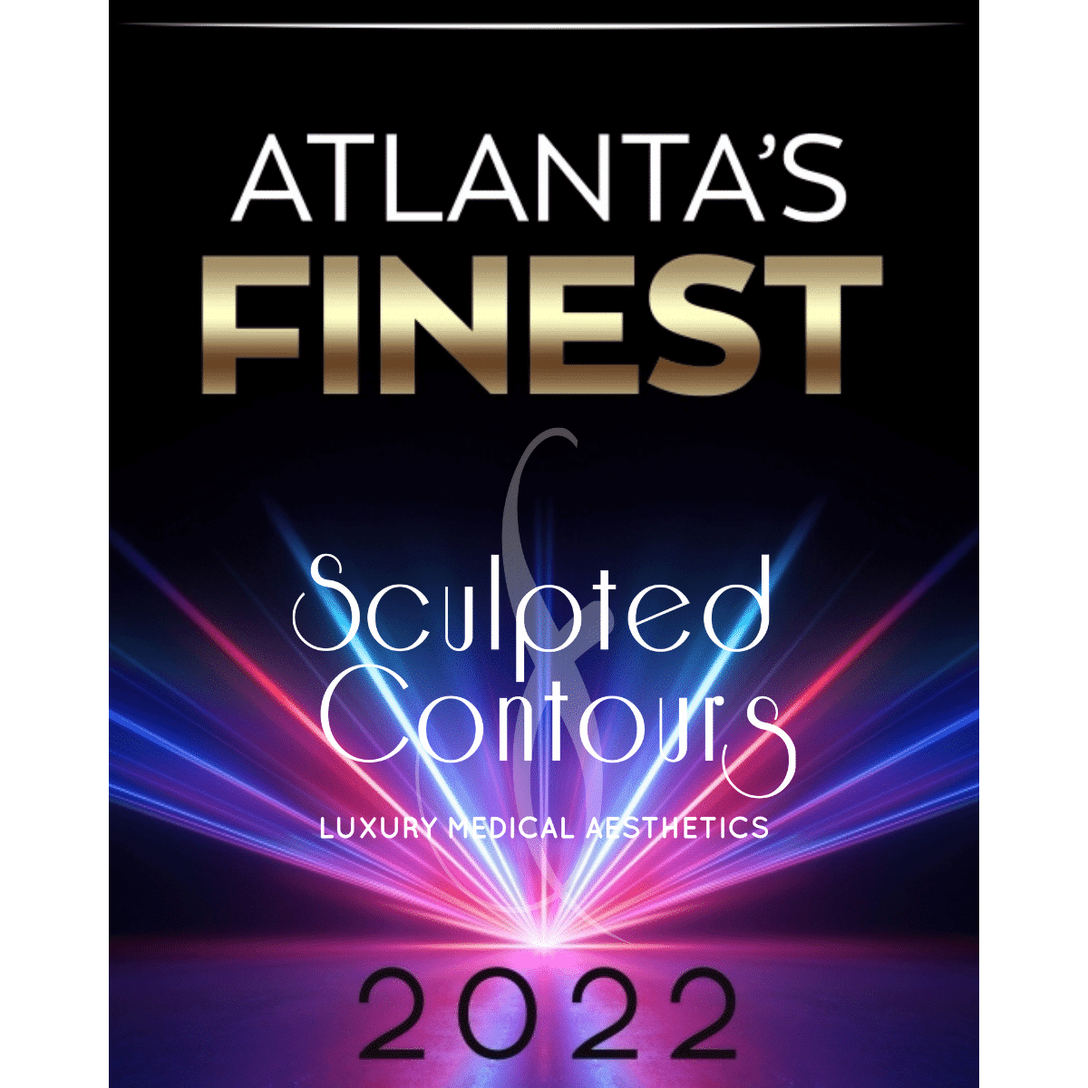 Atlanta's Finest 2022 award - Sculpted Contours in Alpharetta, GA