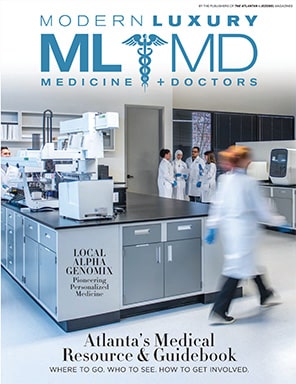 Modern Luxury - Medicine Doctors COVER - Atlanta's Medical Resource and Guidebook