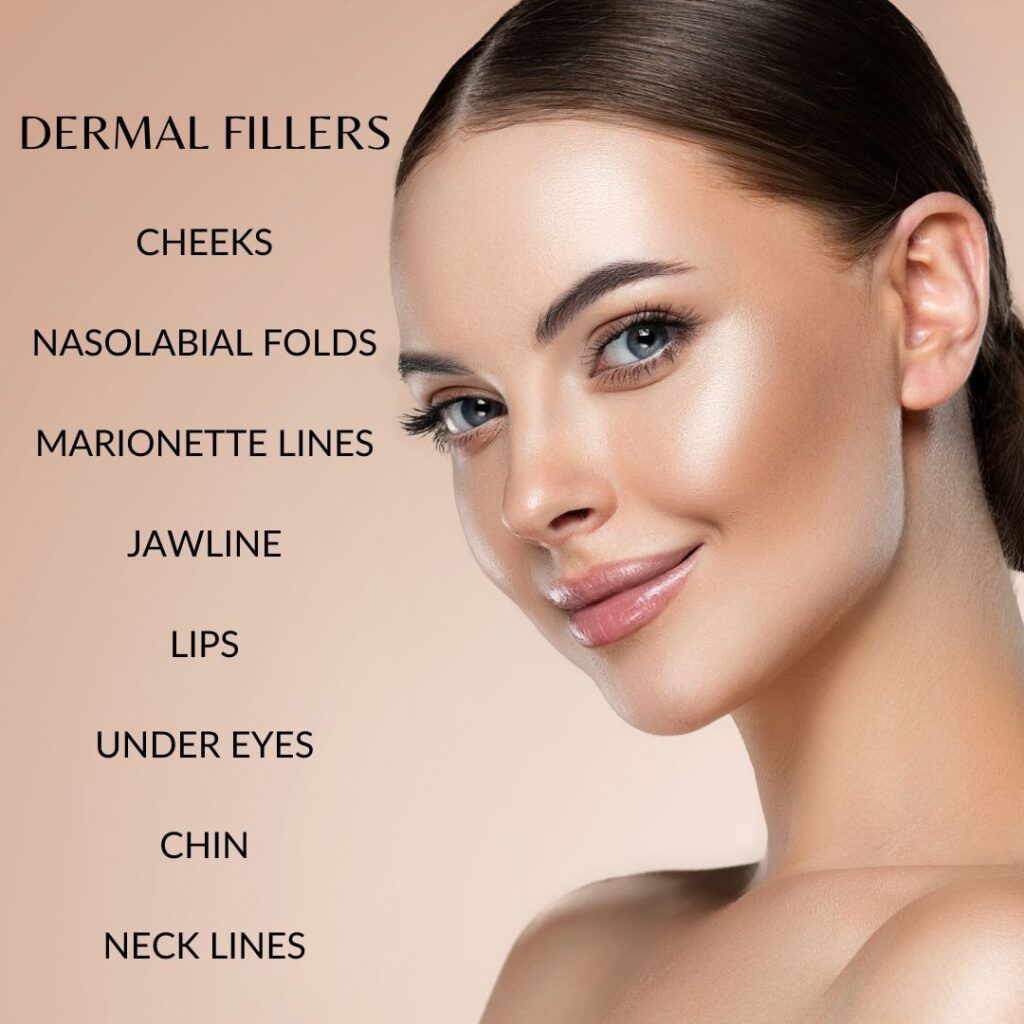 What Areas Can Dermal Fillers Be Injected?