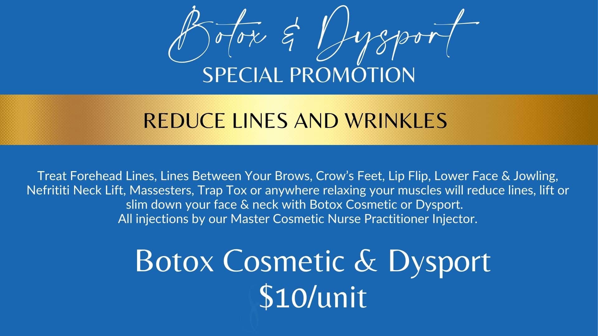 Botox & Dysport Promo