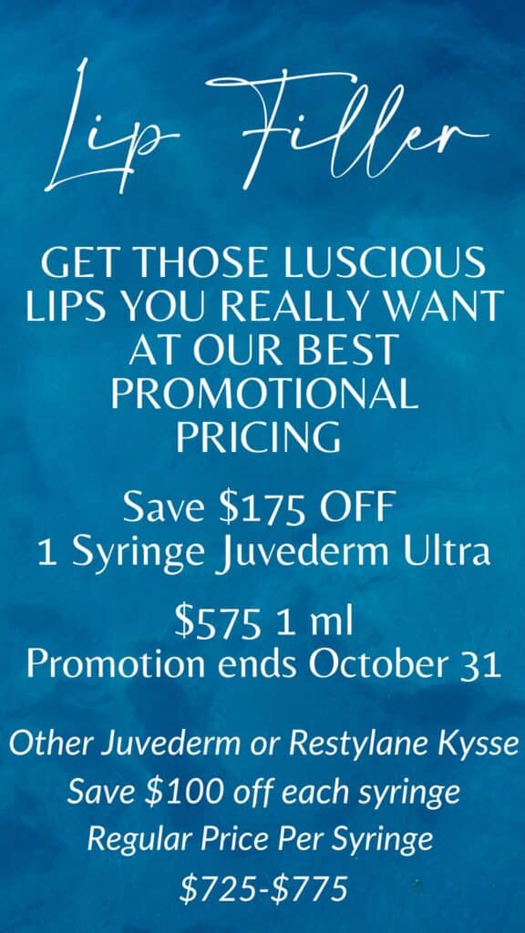 Cost of 1 syringe of Lip filler