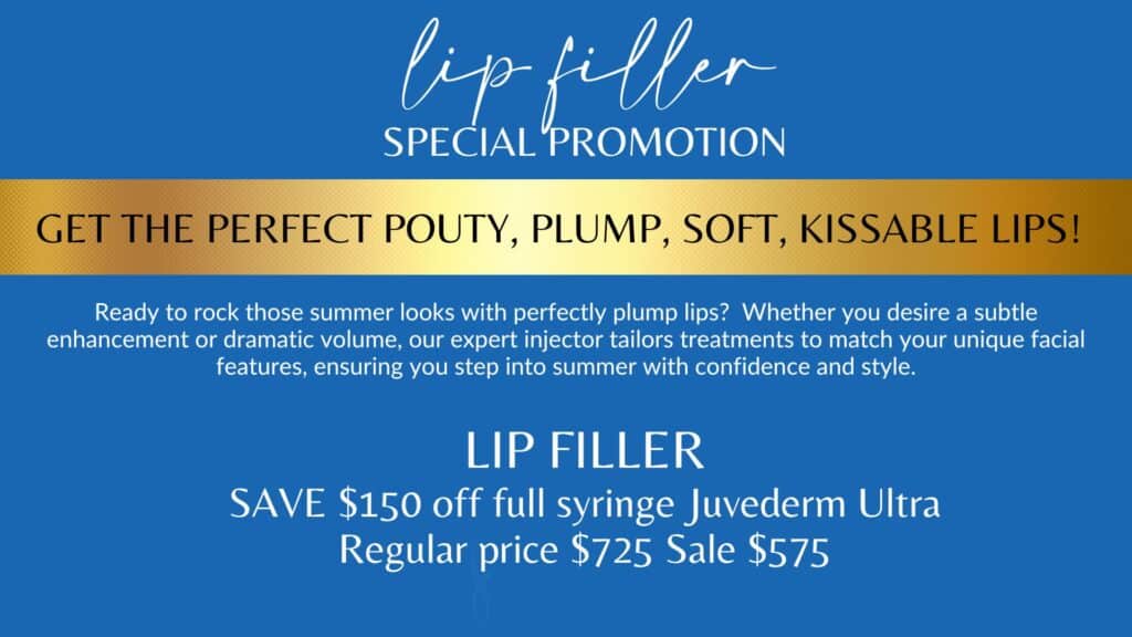 Lip Filler Special Promotion at Sculpted Contours in Alpharetta, GA