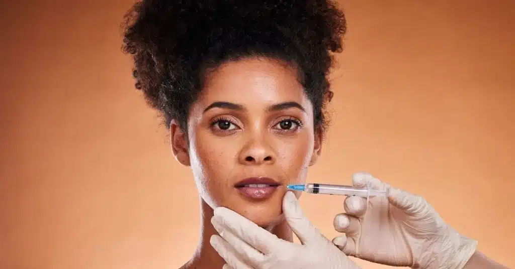 woman-getting-dermal-filler-treatment-for-jawline-sculpted-contours-medspa